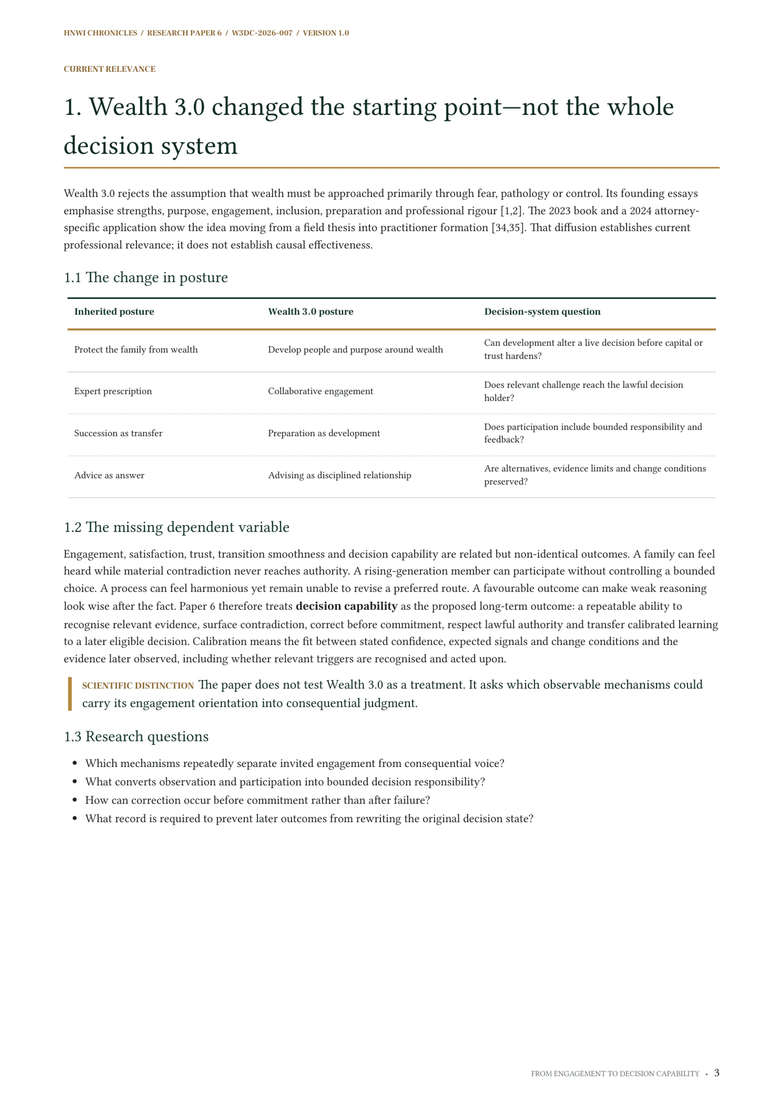 Page 3 of From Engagement to Decision Capability