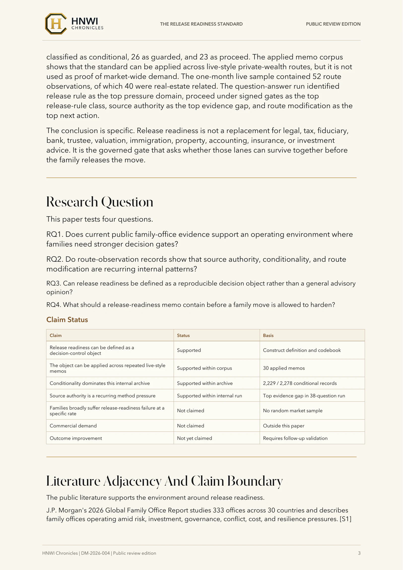 Page 3 of The Release Readiness Standard
